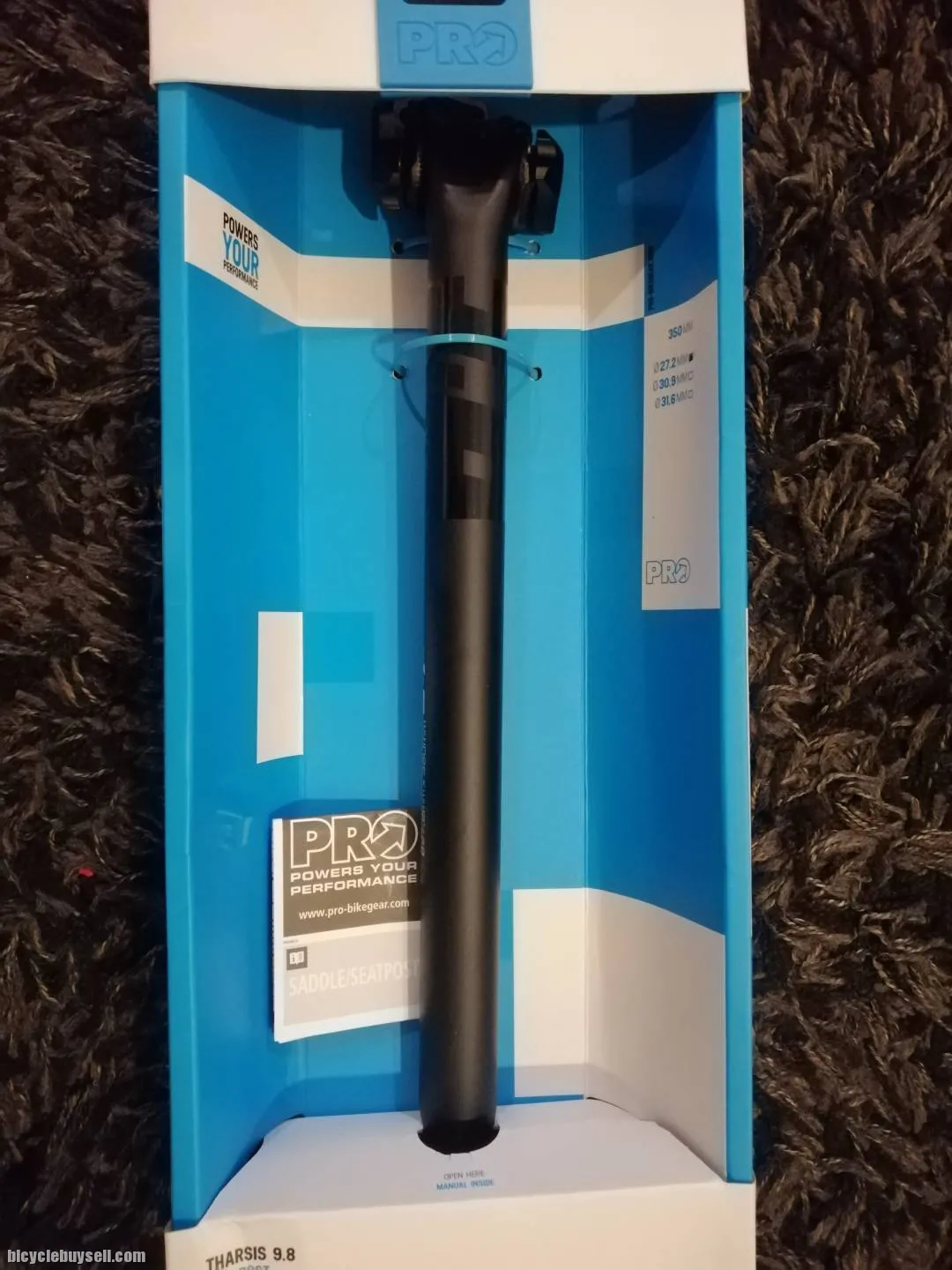 Pro Tharsis 9.8 Seatpost 27.2mm x 350mm 10mm Offset