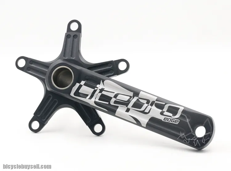 Litepro Edge BCD130 Single Speed Hollow Crank Arm With BB