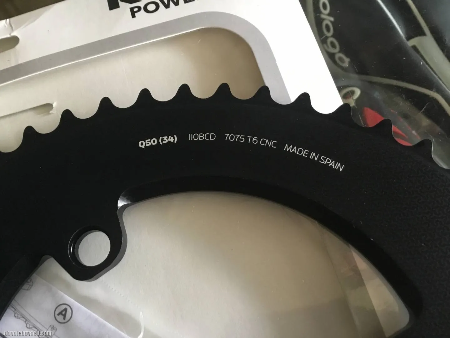 Rotor Aero Q-Ring ALDHU 50T Outer/Shimano 110x4Arm (free pos w.m)