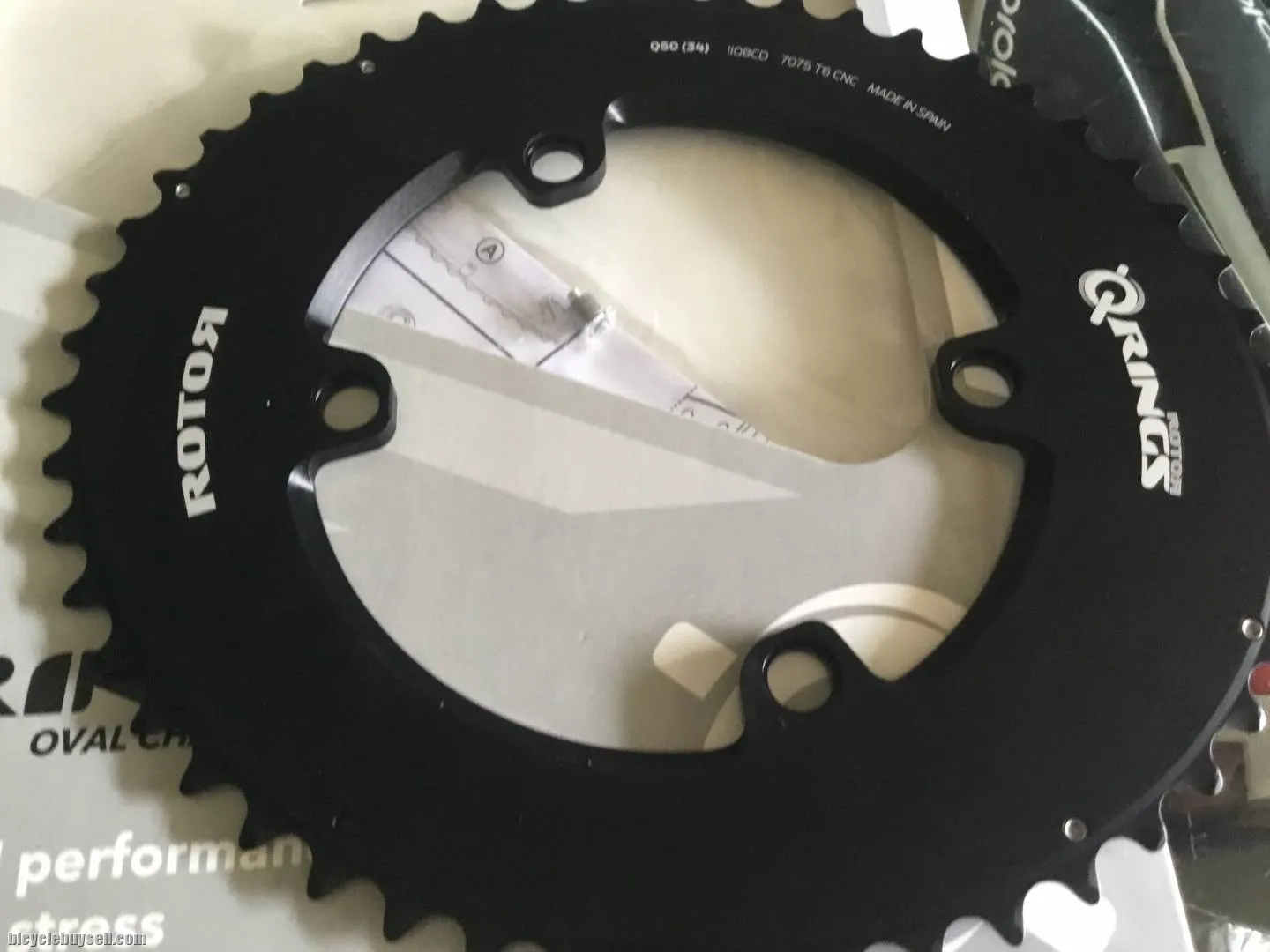 Rotor Aero Q-Ring ALDHU 50T Outer/Shimano 110x4Arm (free pos w.m)