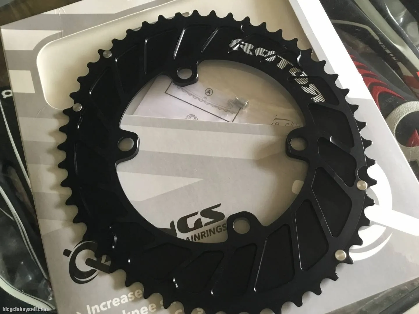 Rotor Aero Q-Ring ALDHU 50T Outer/Shimano 110x4Arm (free pos w.m)