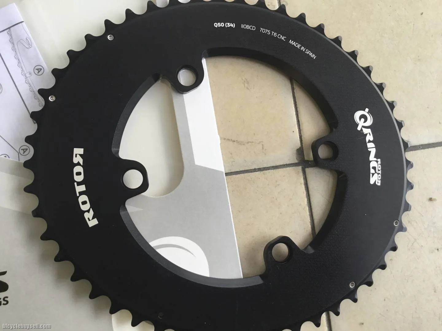 Rotor Aero ALDHU Outer 50T Shimano ChainRing 110x4 - free courier