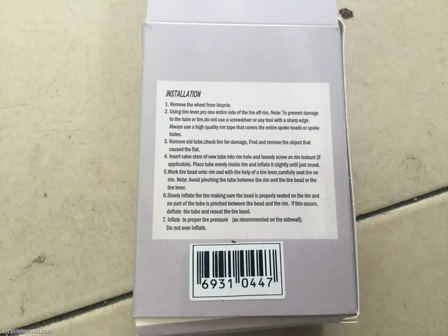 Flizz RoadBike Tube 700c 25/28c - 60mm FV
