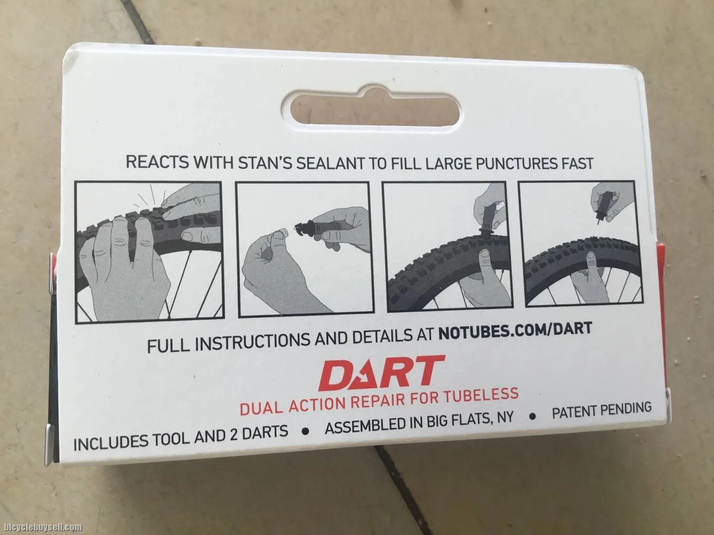 Stan No Tubes Dart Repair For Tubeless  -- free courier
