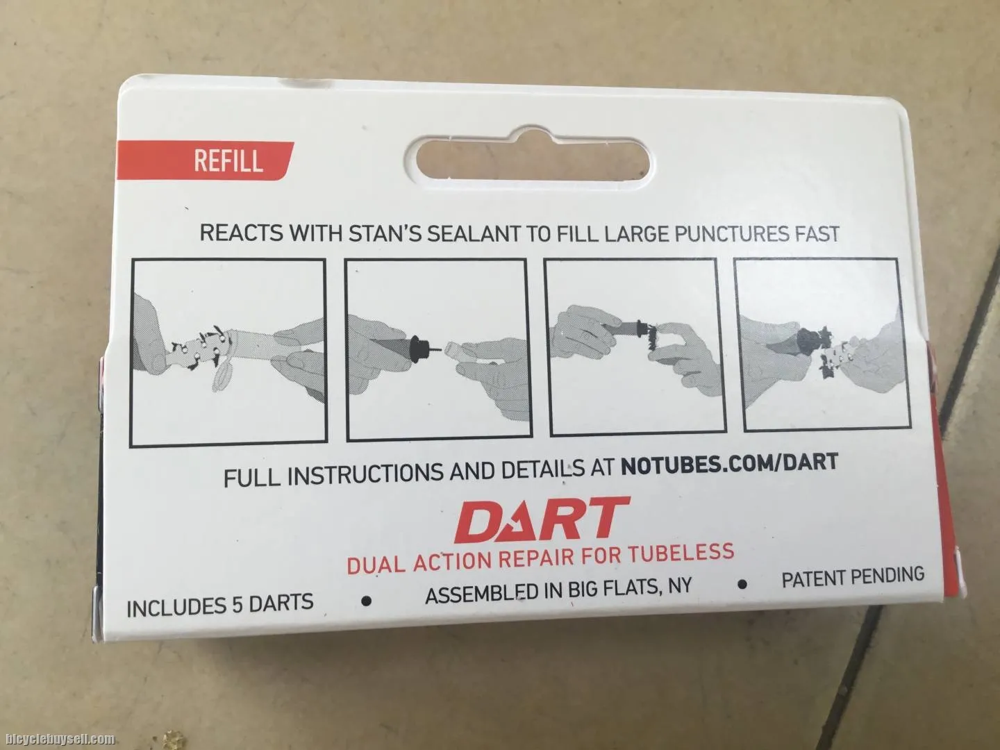 Stan No Tube Dart Refill Kit - 5Set -- free courier