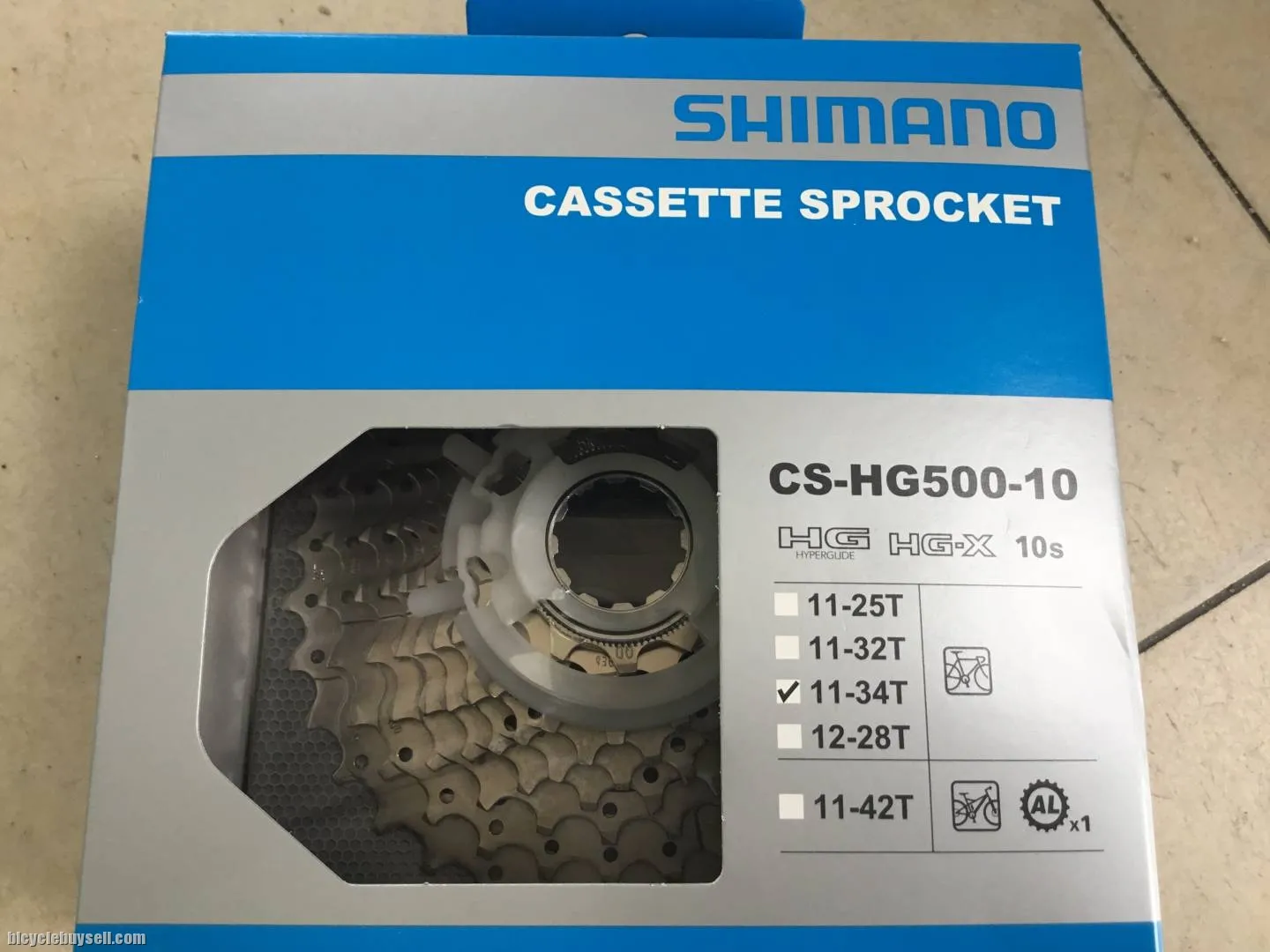 Shimano HG500 caset 11-34T - 10speed -- free courier