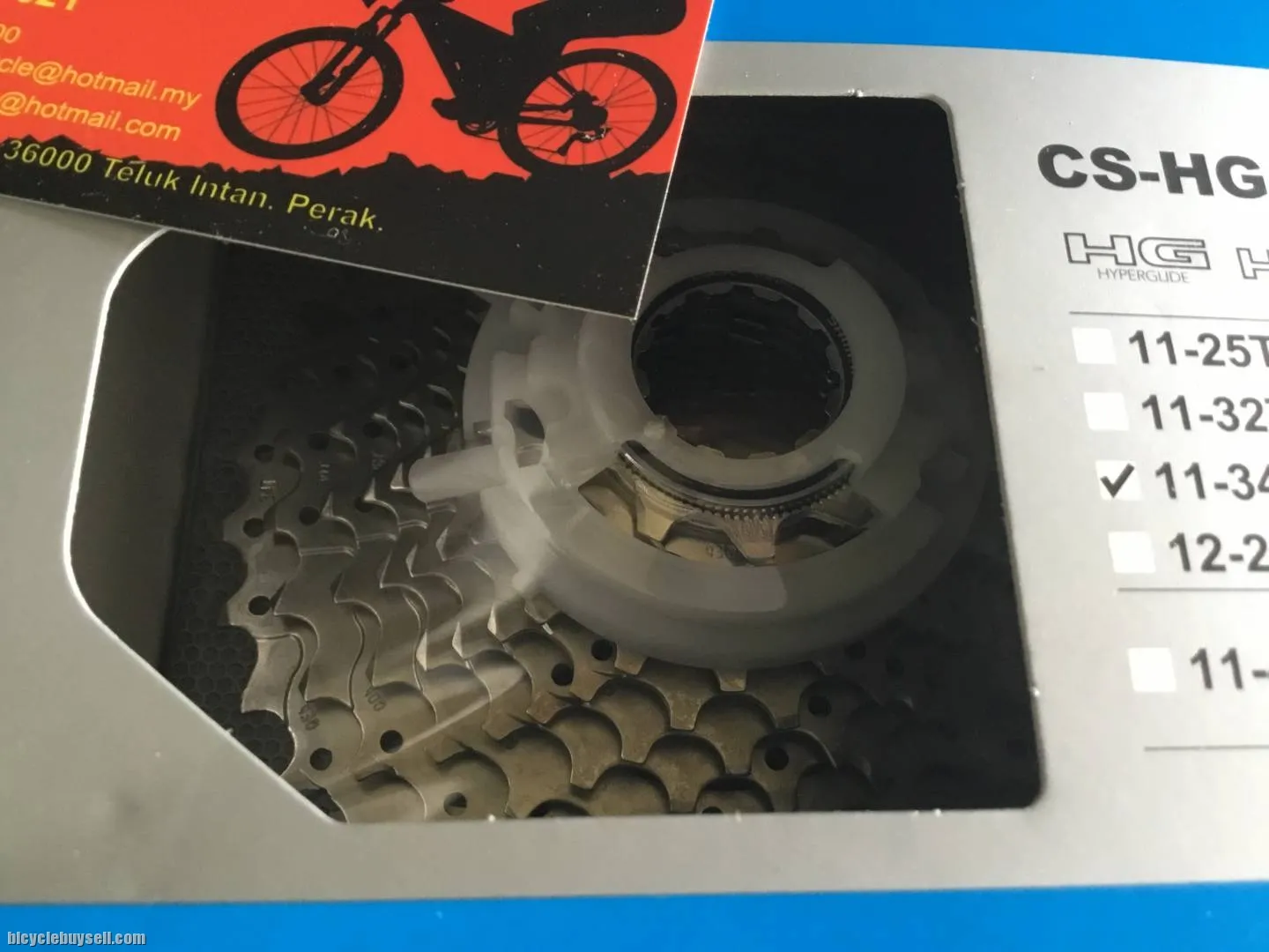 Shimano Tiagra 10-speed Cassette CS-HG500 11-34T (free pos w.m)