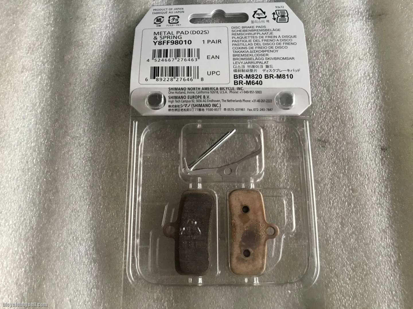 Shimano Saint/Zee/M8120 4Pot Brake Pad @ free pos