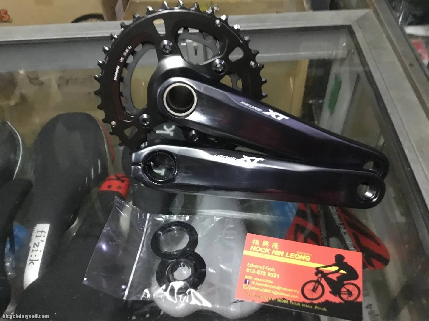 Shimano XT M8120 Crankset 2x12s/170mm (free pos w.m)