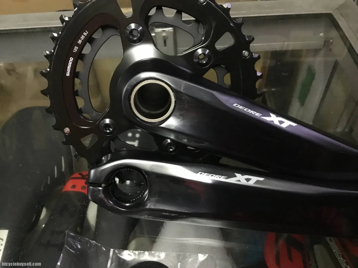 Shimano XT M8120 Crankset 2x12s/170mm (free pos w.m)