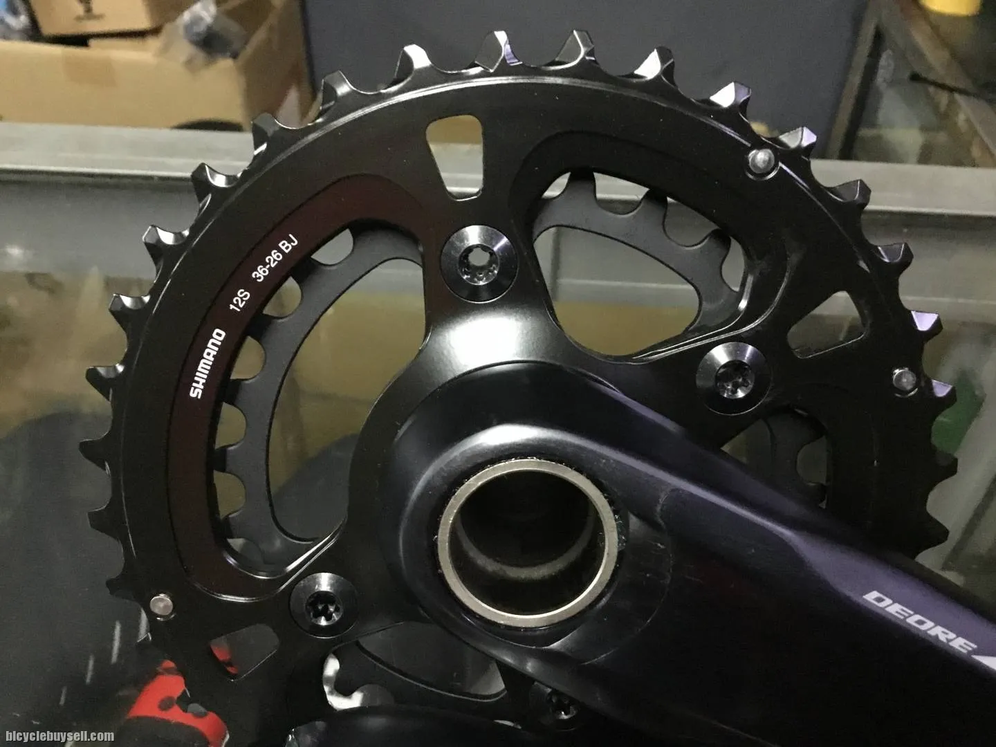 Shimano XT M8120 Crankset 2x12s/170mm (free pos w.m)