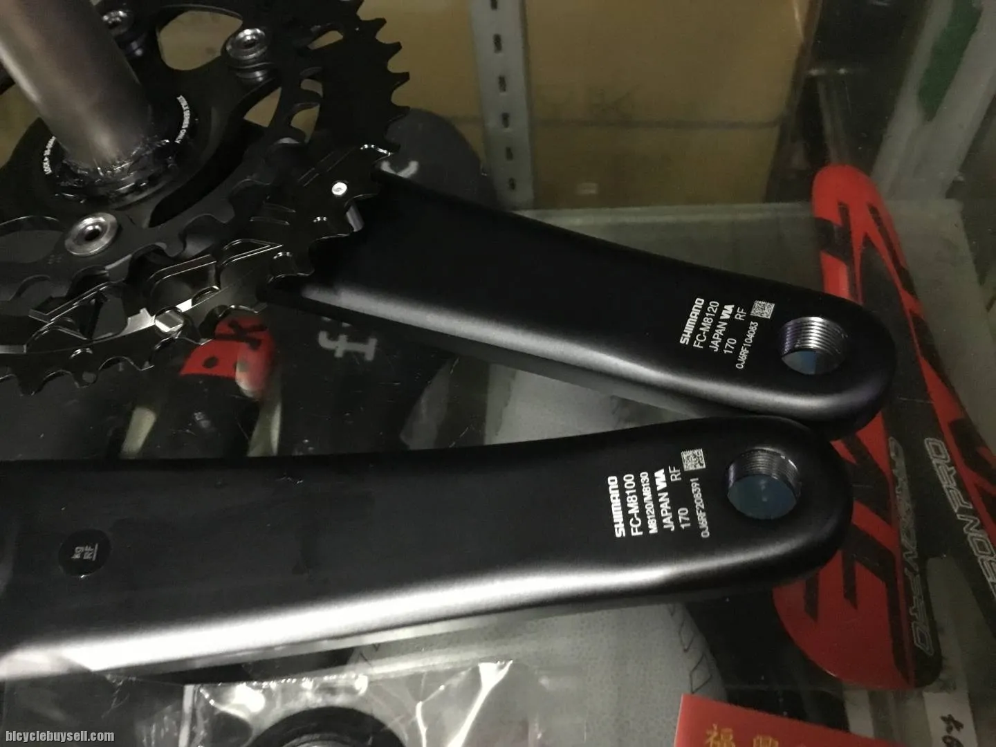 Shimano XT M8120 Crankset 2x12s/170mm (free pos w.m)