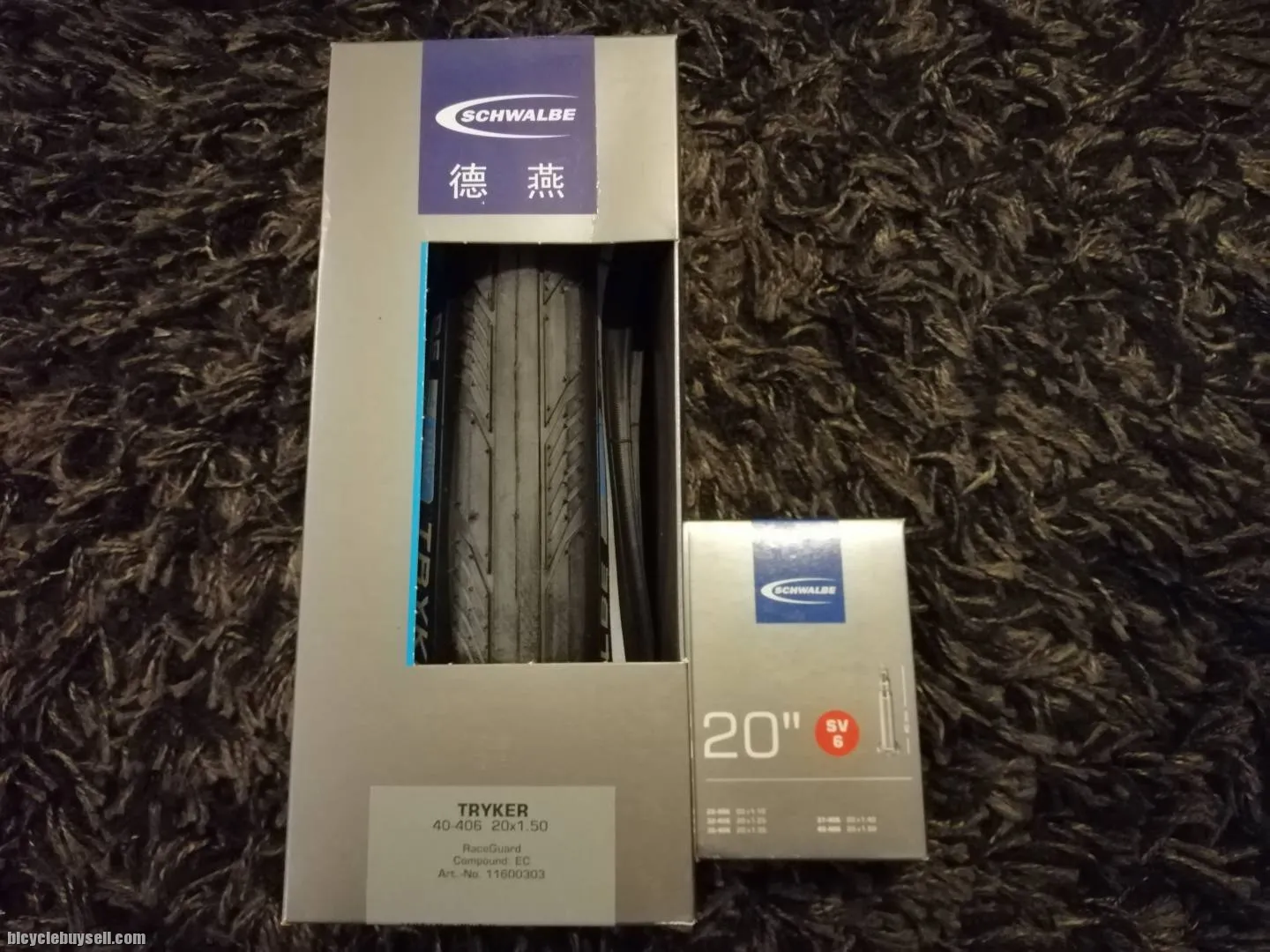 Schwalbe Tryker 20x1.5 406 Folding Tire With Tube