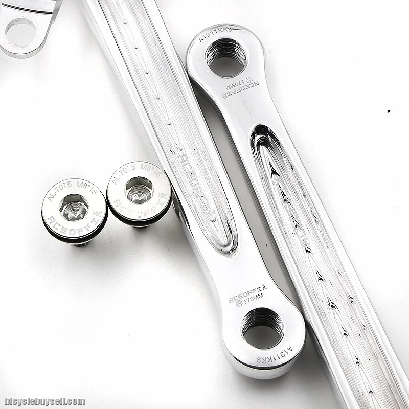 Aceoffix Brompton BCD130 170mm Crank Arm With titanium BB