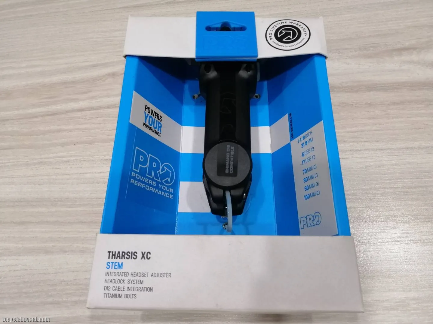PRO Tharsis XC OD2 DI2 integration 90/100mm 6 Degree Stem