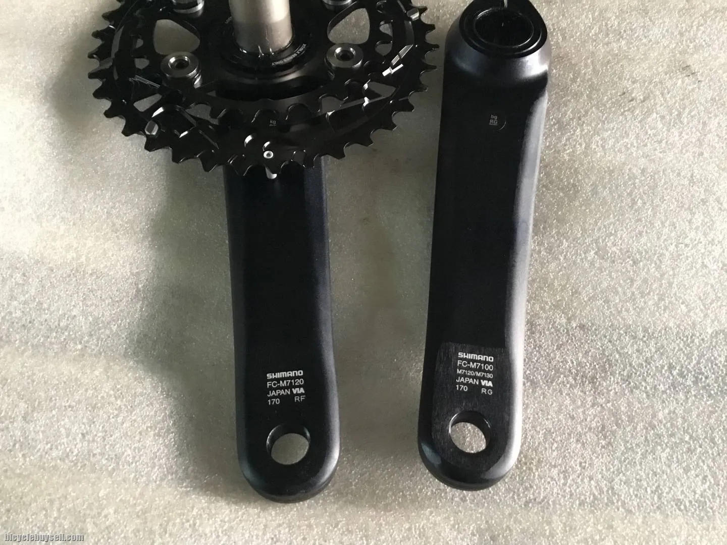 Shimano SLX M7120 2x12s Crankset @ free pos