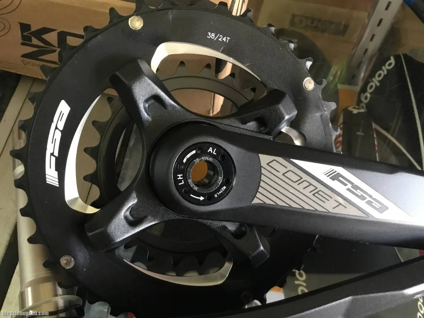 FSA 7158 Comet Crankset / 38-24T - 10/11speed (free pos w.m)