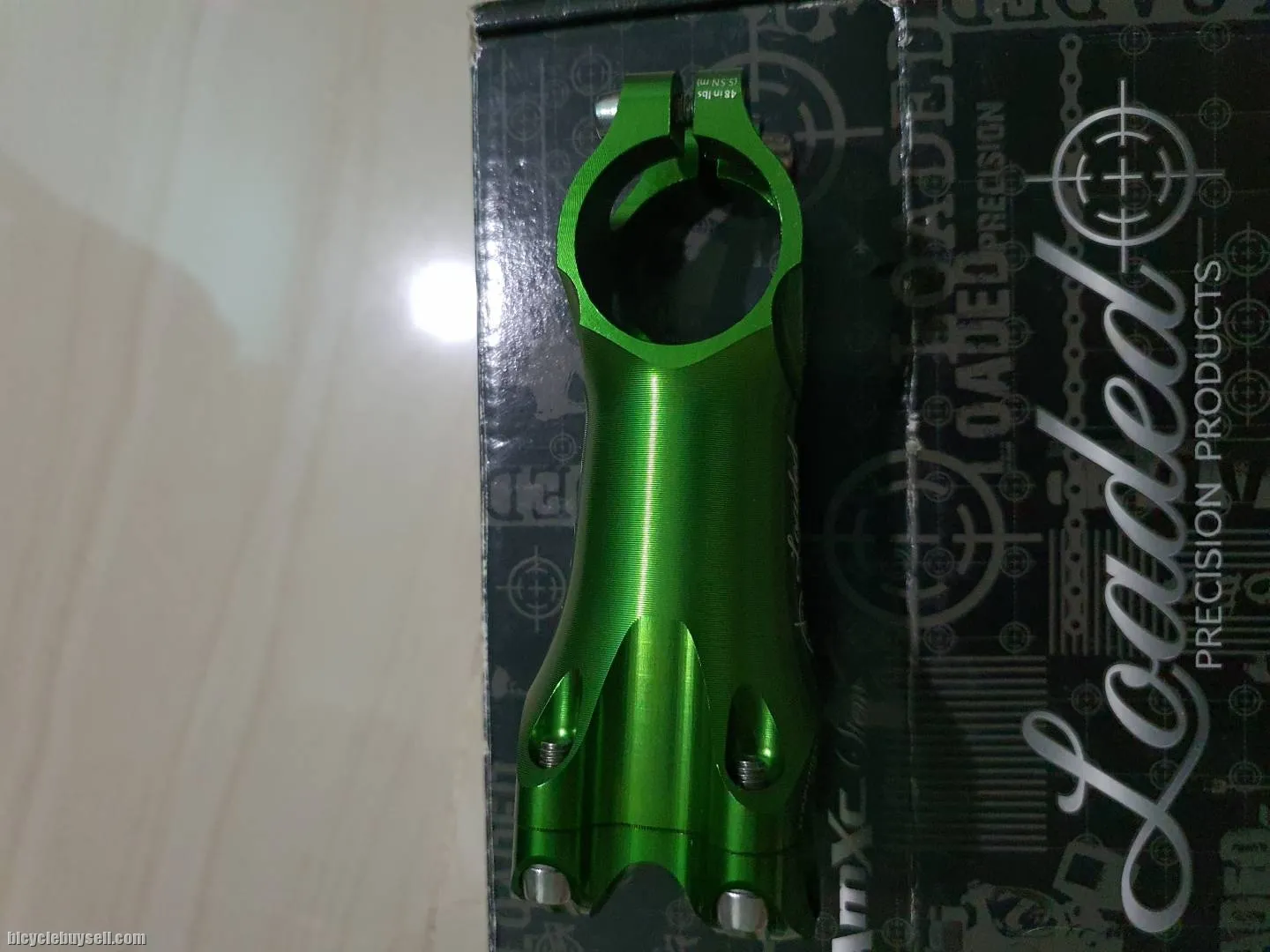 Loaded stems 85mm 6deg green colour