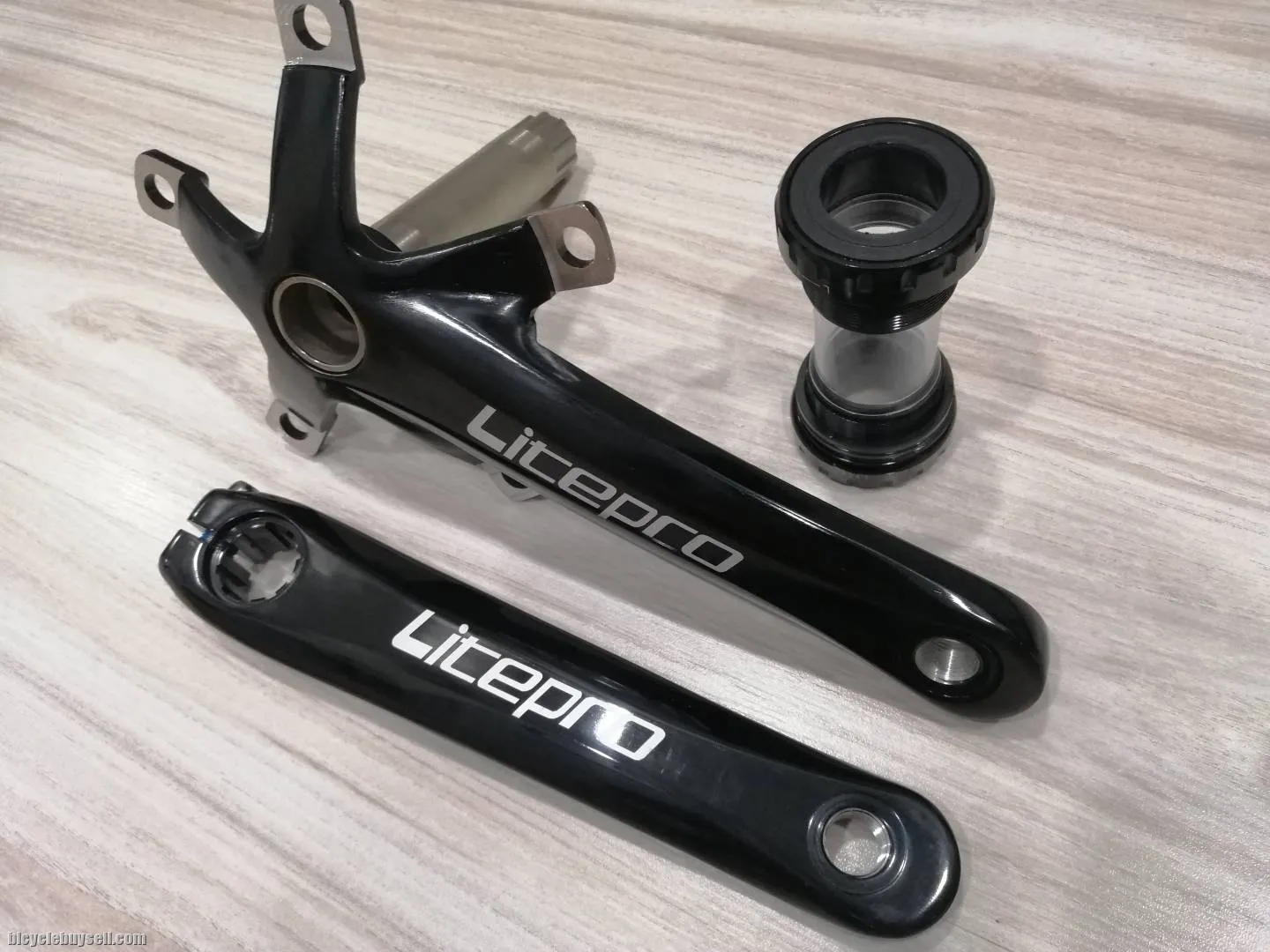 Litepro BCD130 Hollowtech Crank Arm With BB