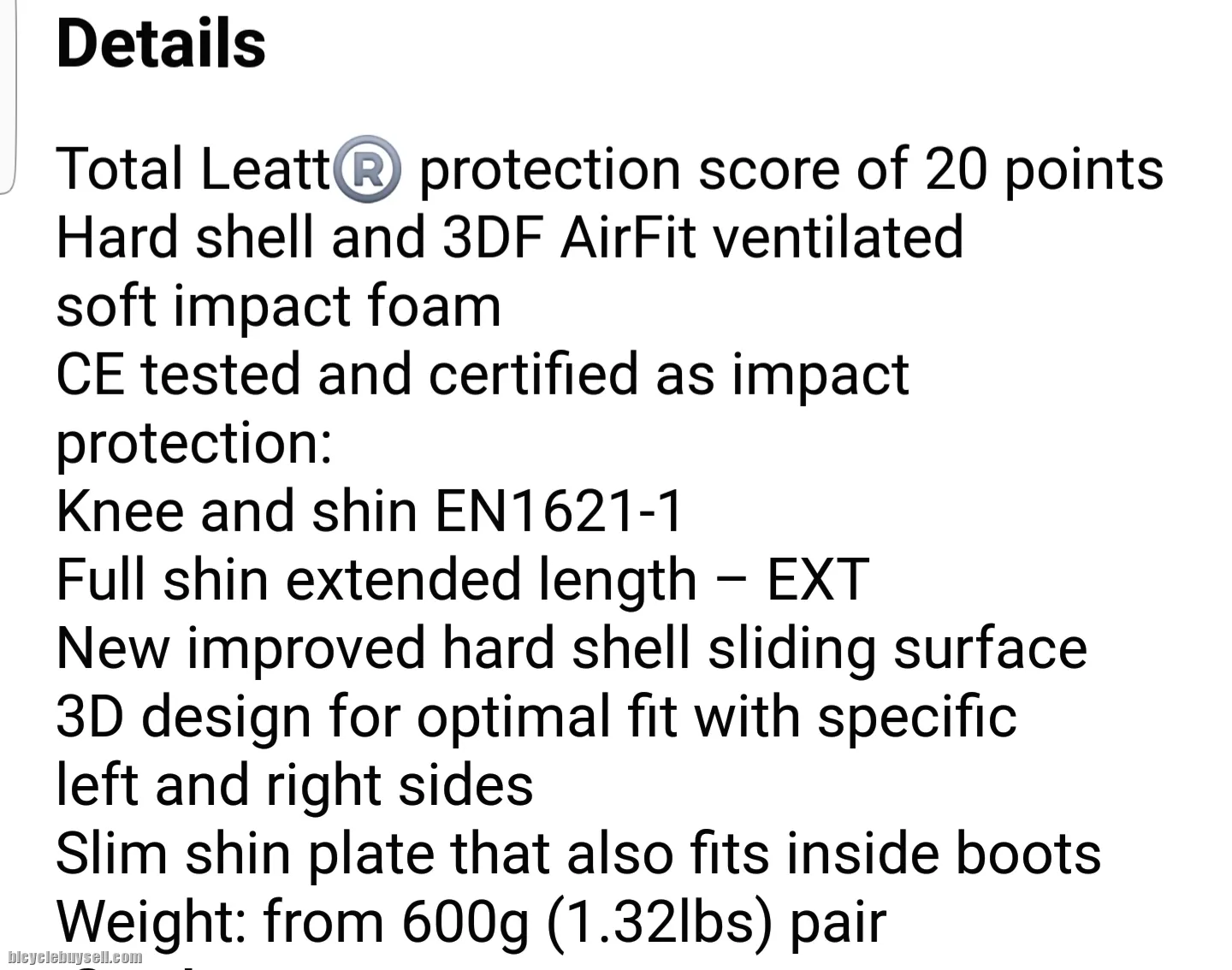 Leatt knee &amp; shin guard 3.0 Ext
