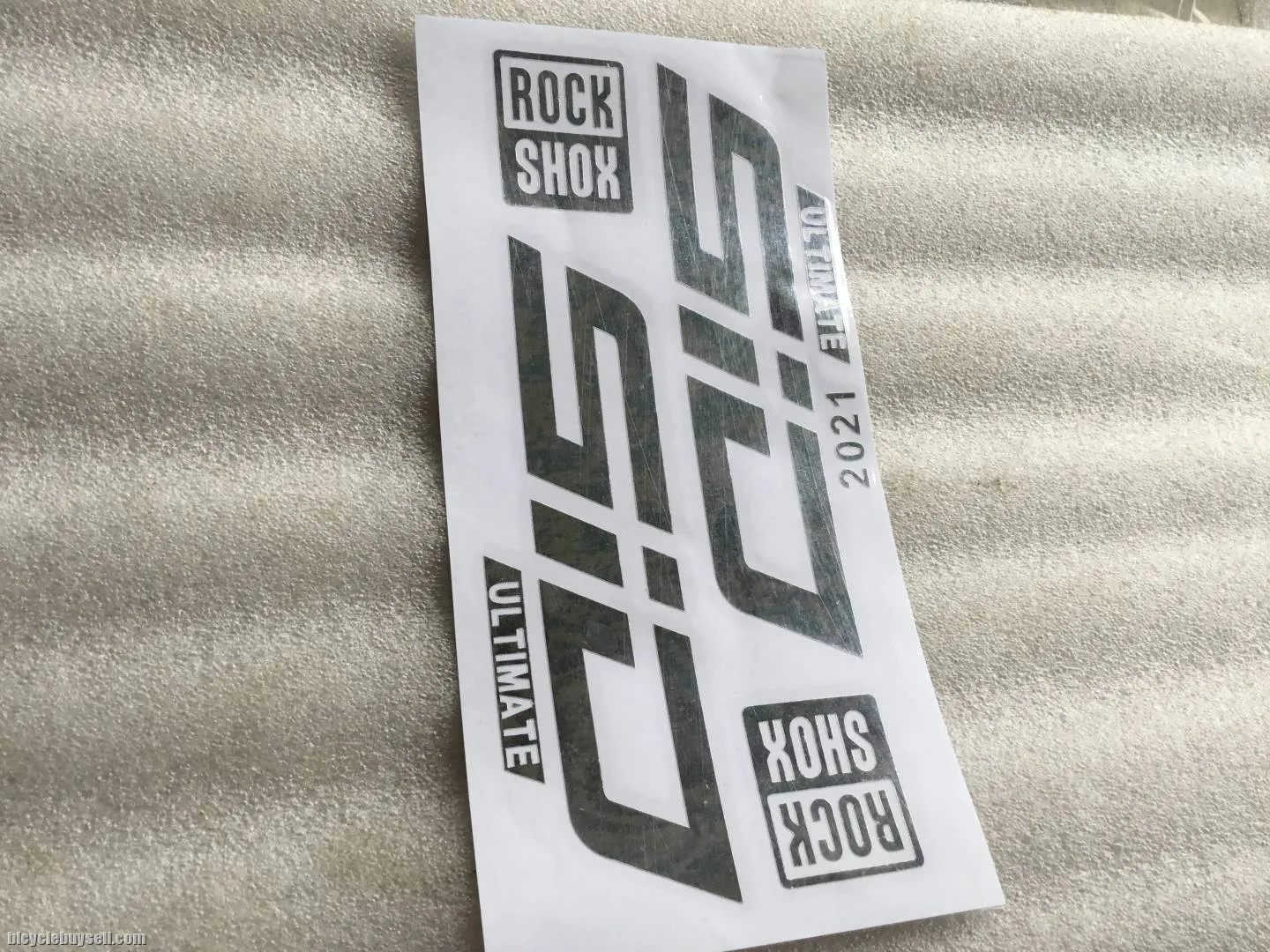Rock Shox SID Fork Sticker 2021 | Chrome @ free pos