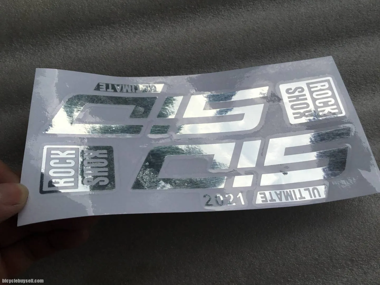 Rock Shox SID Fork Sticker 2021 | Chrome @ free pos