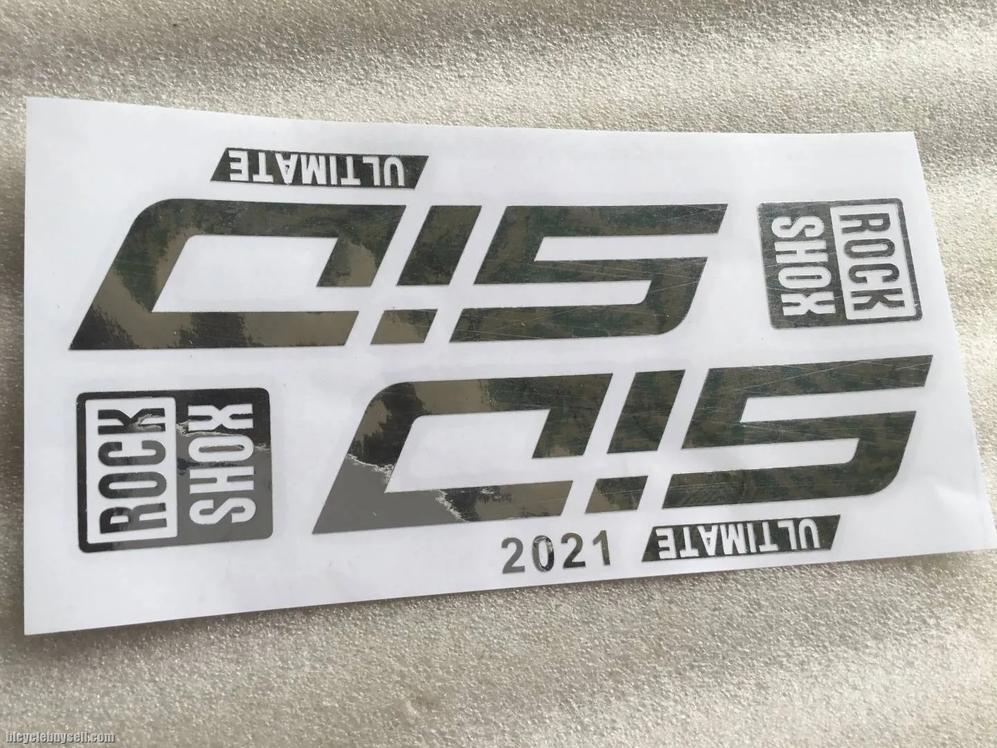 Rock Shox SID Fork Sticker 2021 | Chrome @ free pos