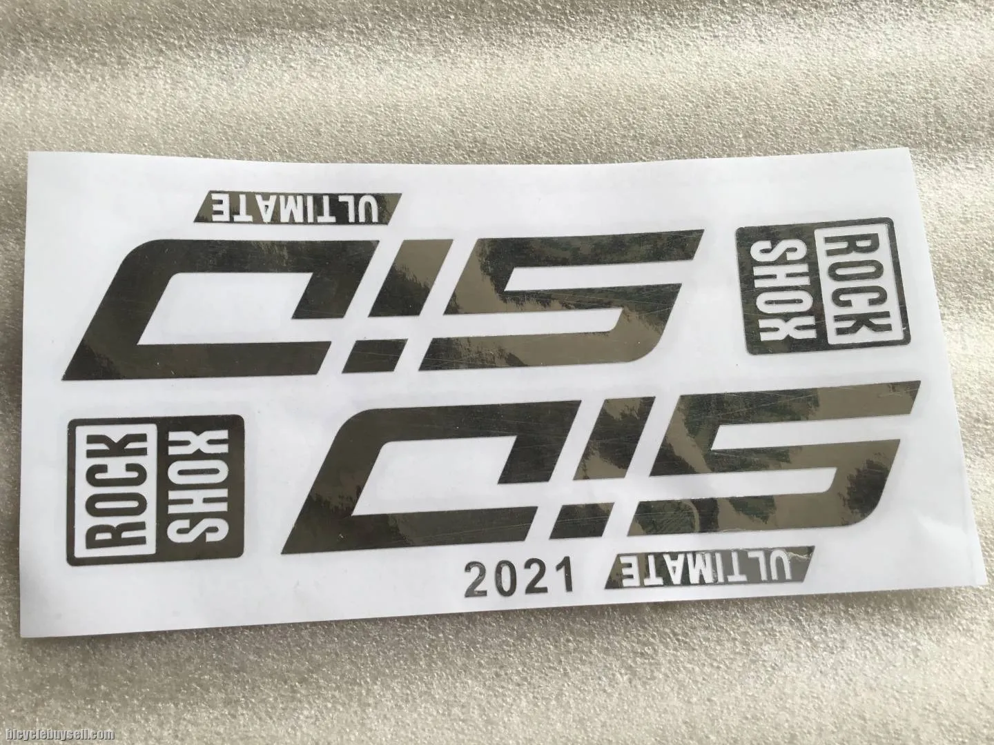 Rock Shox SID Fork Sticker 2021 | Chrome @ free pos