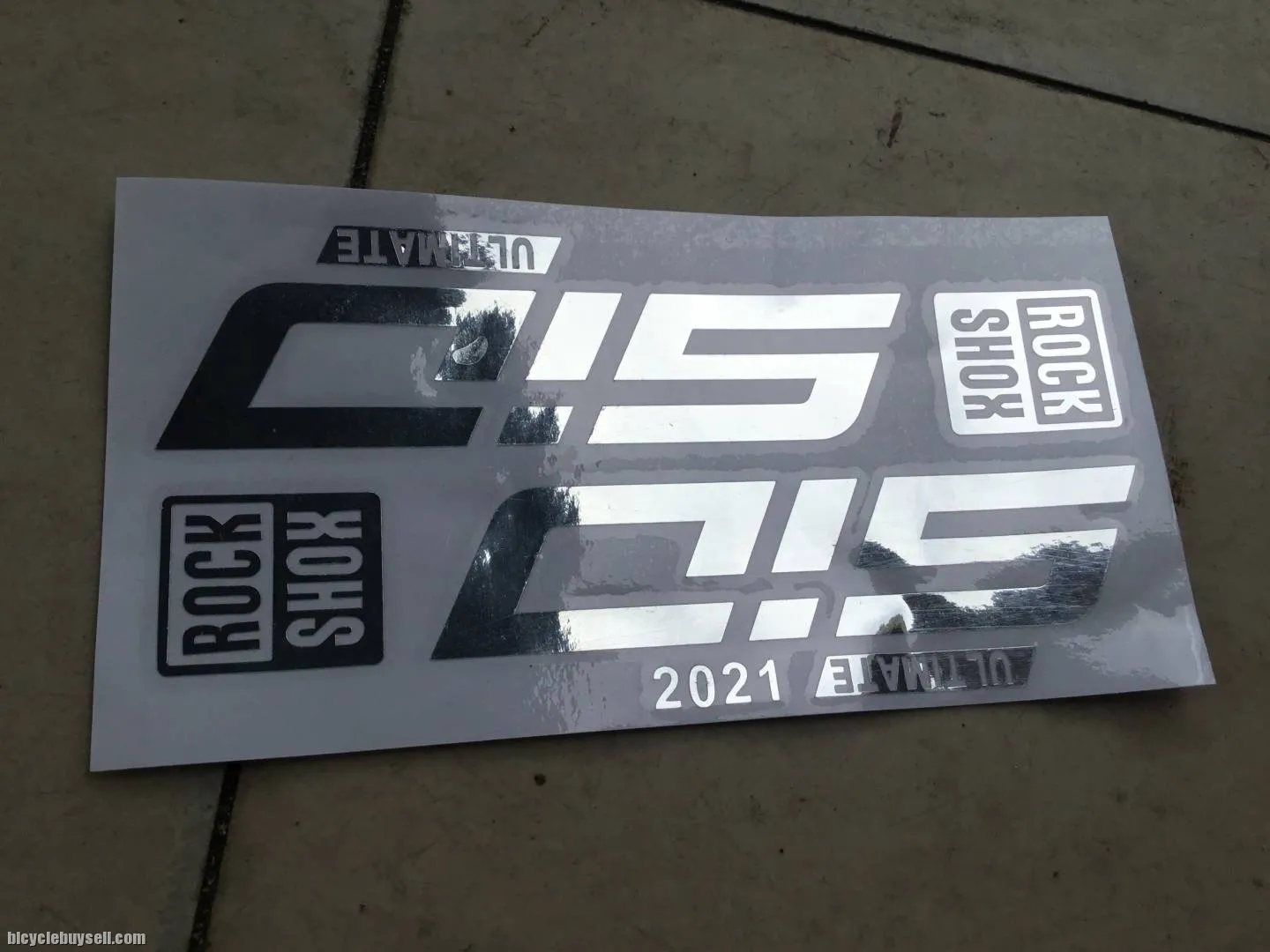 RockShox SID Chrome Sticker Fork - 2021 Model - free courier