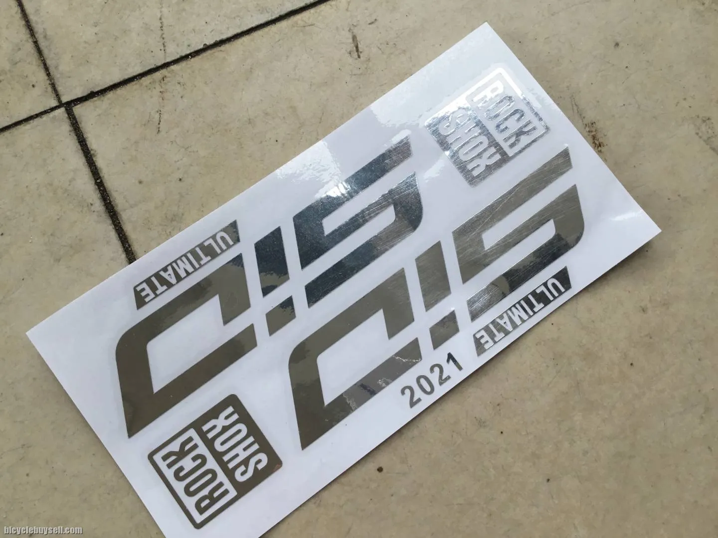 RockShox SID Chrome Sticker Fork - 2021 Model - free courier