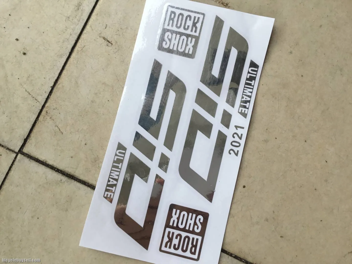 RockShox SID Chrome Sticker Fork - 2021 Model - free courier