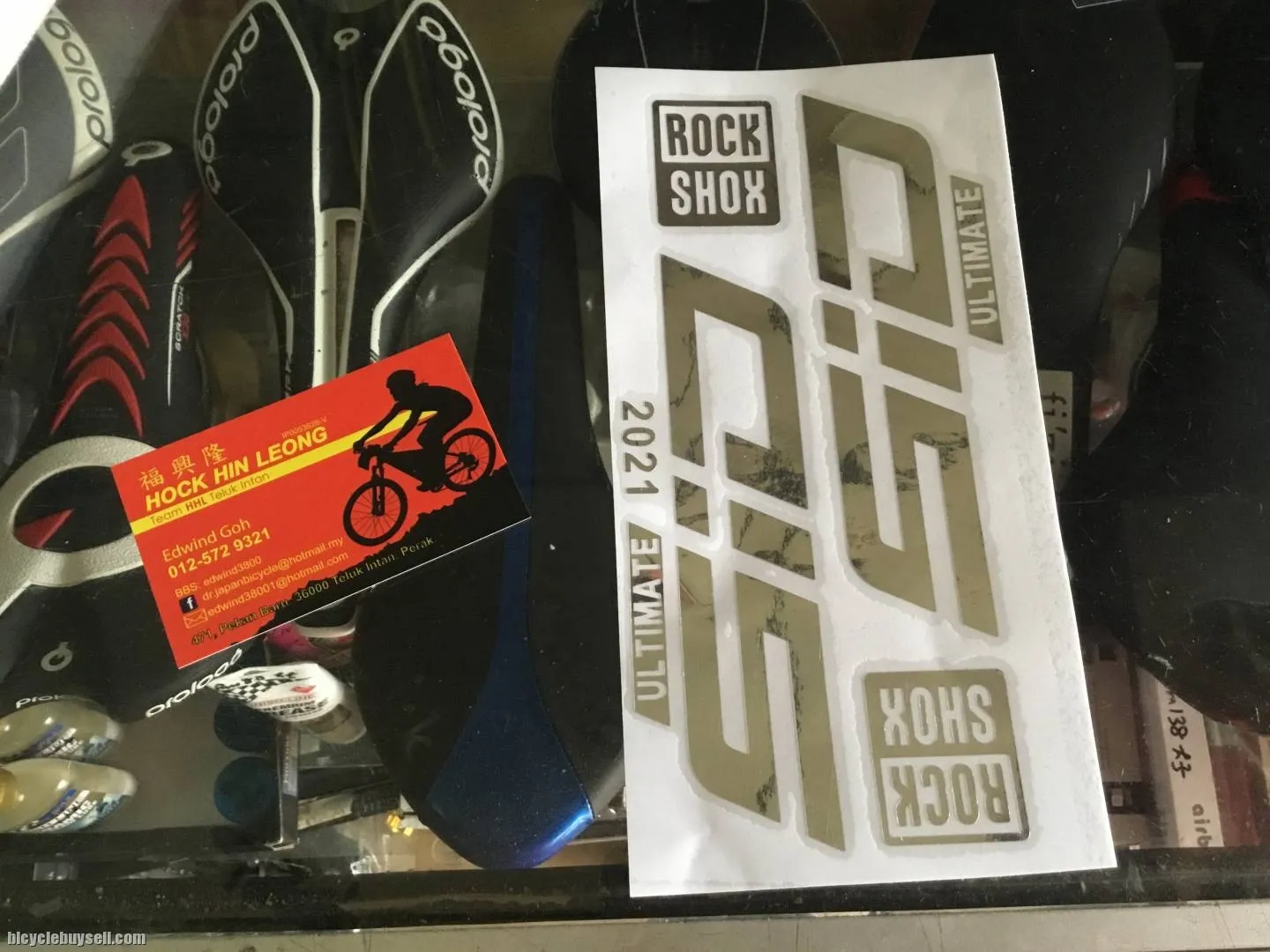 Rock Shox SID Limited Chrome Fork Sticker / 2021 (free pos w.m)