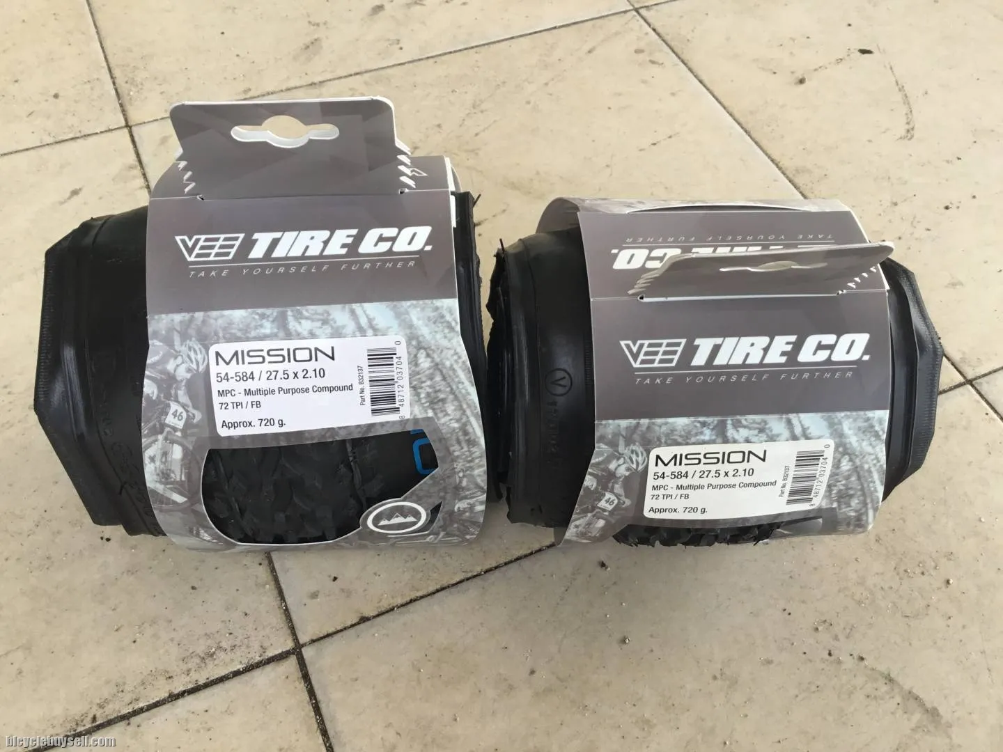 Vee Tires.Co Mission 27.5x2.1 Tubeless - 1set -- free courier