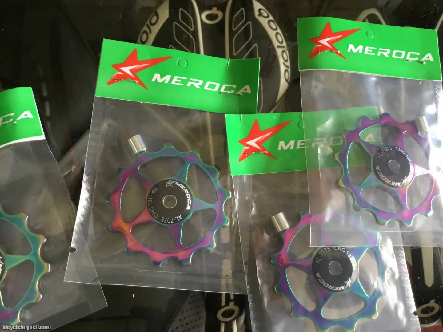Meroca Titanium Rainbow Pulley 13T / 1pcs (free pos w.m)