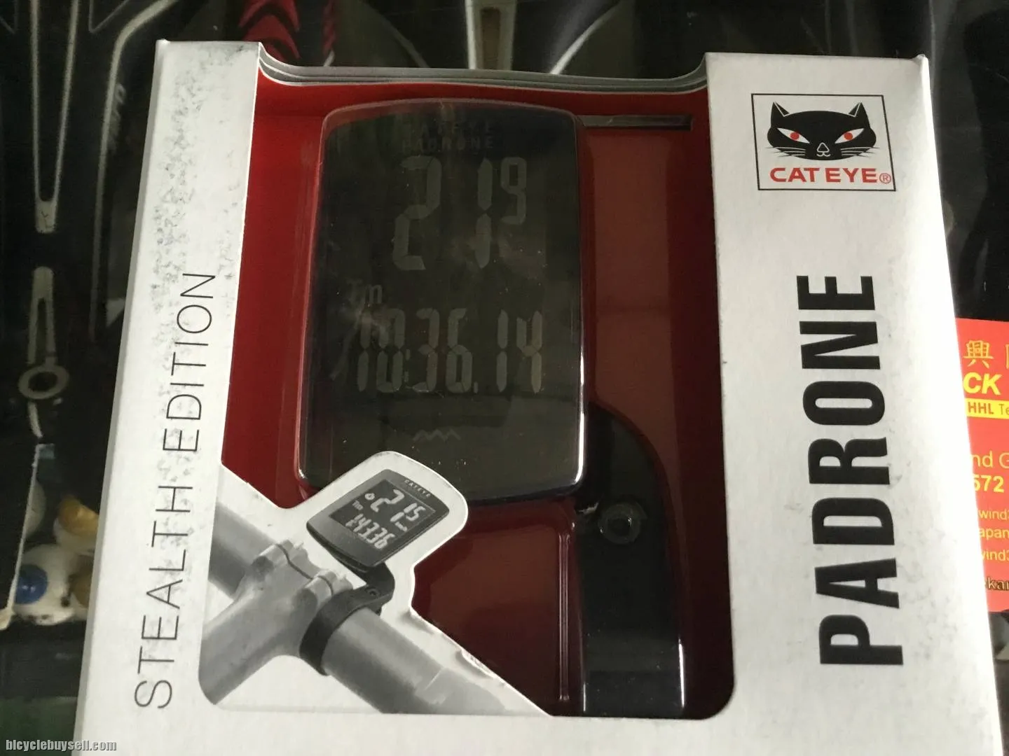 Cateye Padrone Stealth Limited Meter / Japan  (free pos w.m)