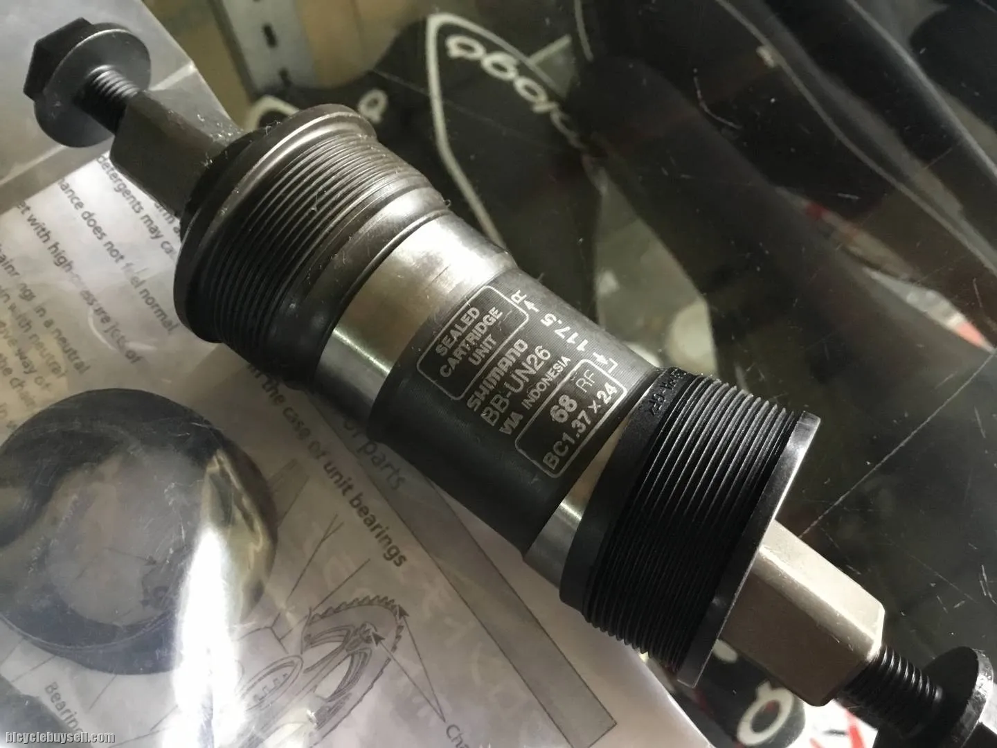 Shimano UN26 BB BSA 117.5mm (free pos w.m)