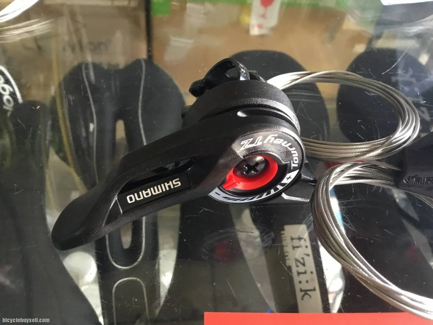 Shimano Tourney 3x7speed Shift Lever Set (free pos w.m)