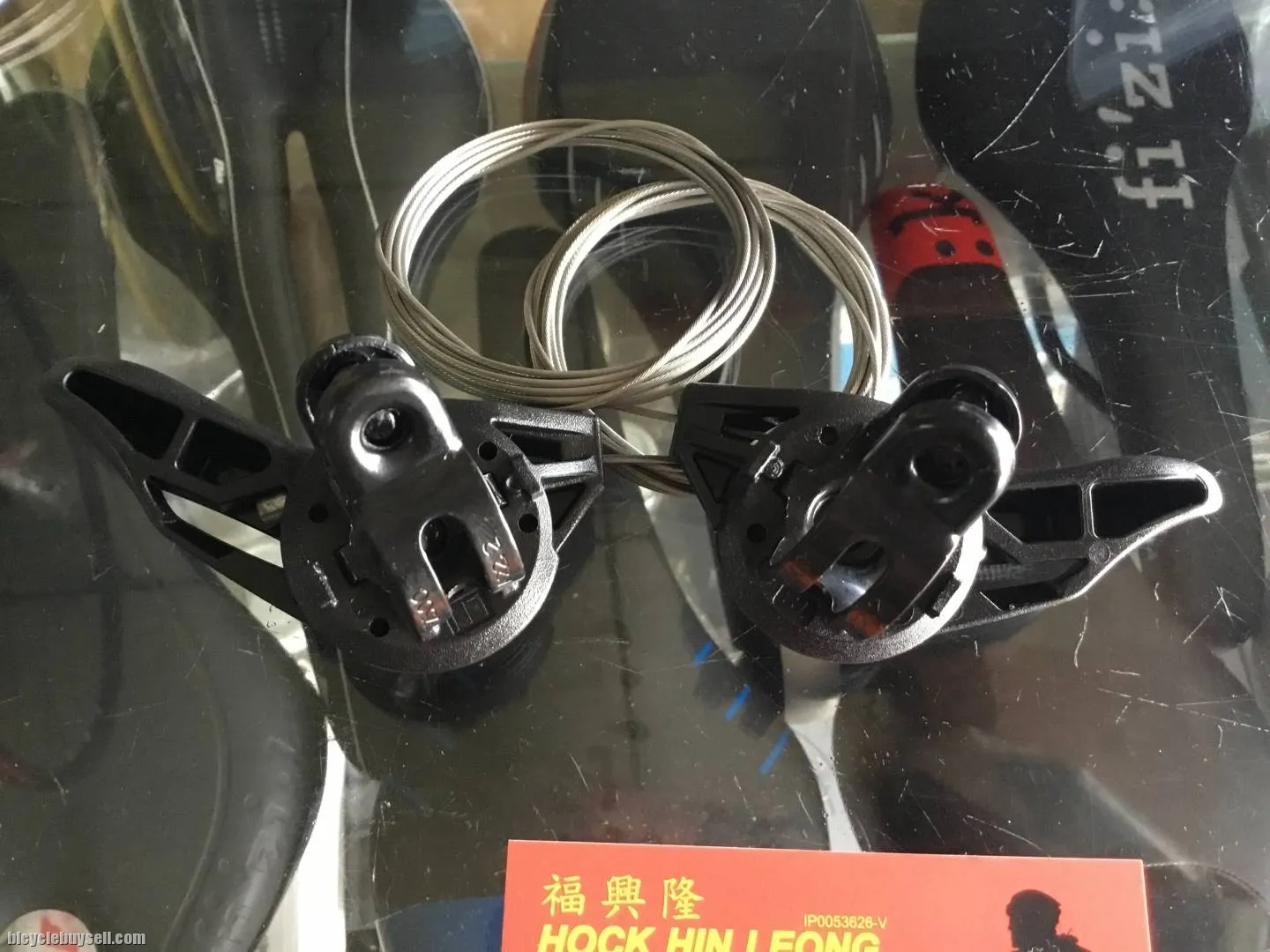 Shimano Tourney 3x7speed Shift Lever Set (free pos w.m)