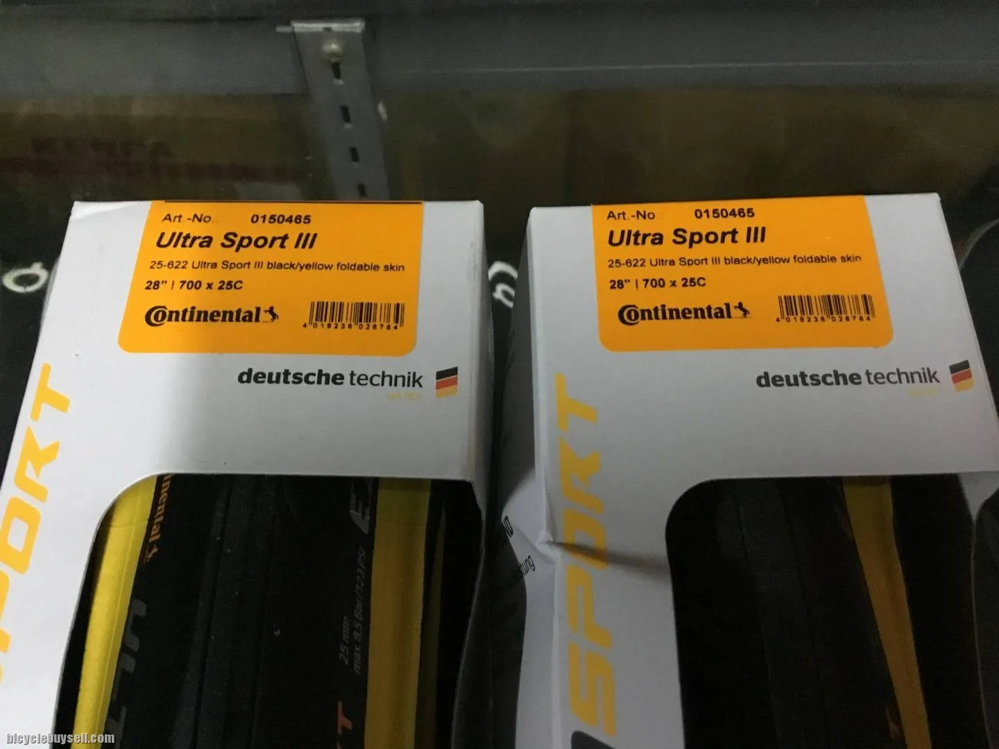 Continental UltraSport 3 700x25c Blk/Yellow / 1set (free pos w.m)