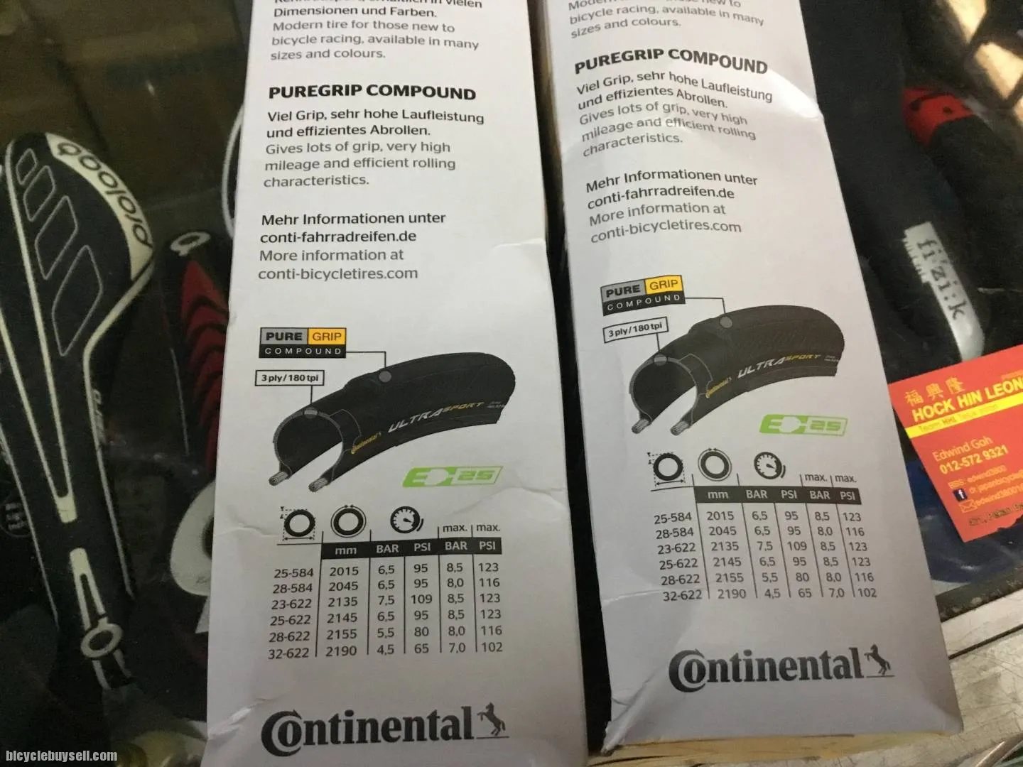 Continental UltraSport 3 700x25c Blk/Yellow / 1set (free pos w.m)