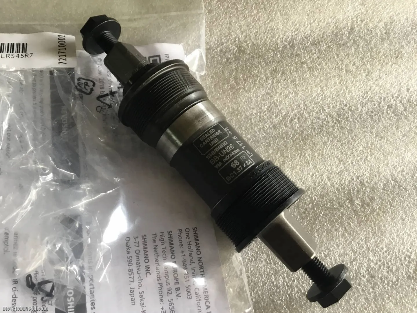 Shimano UN26 BB Square 117.5mm @ free pos