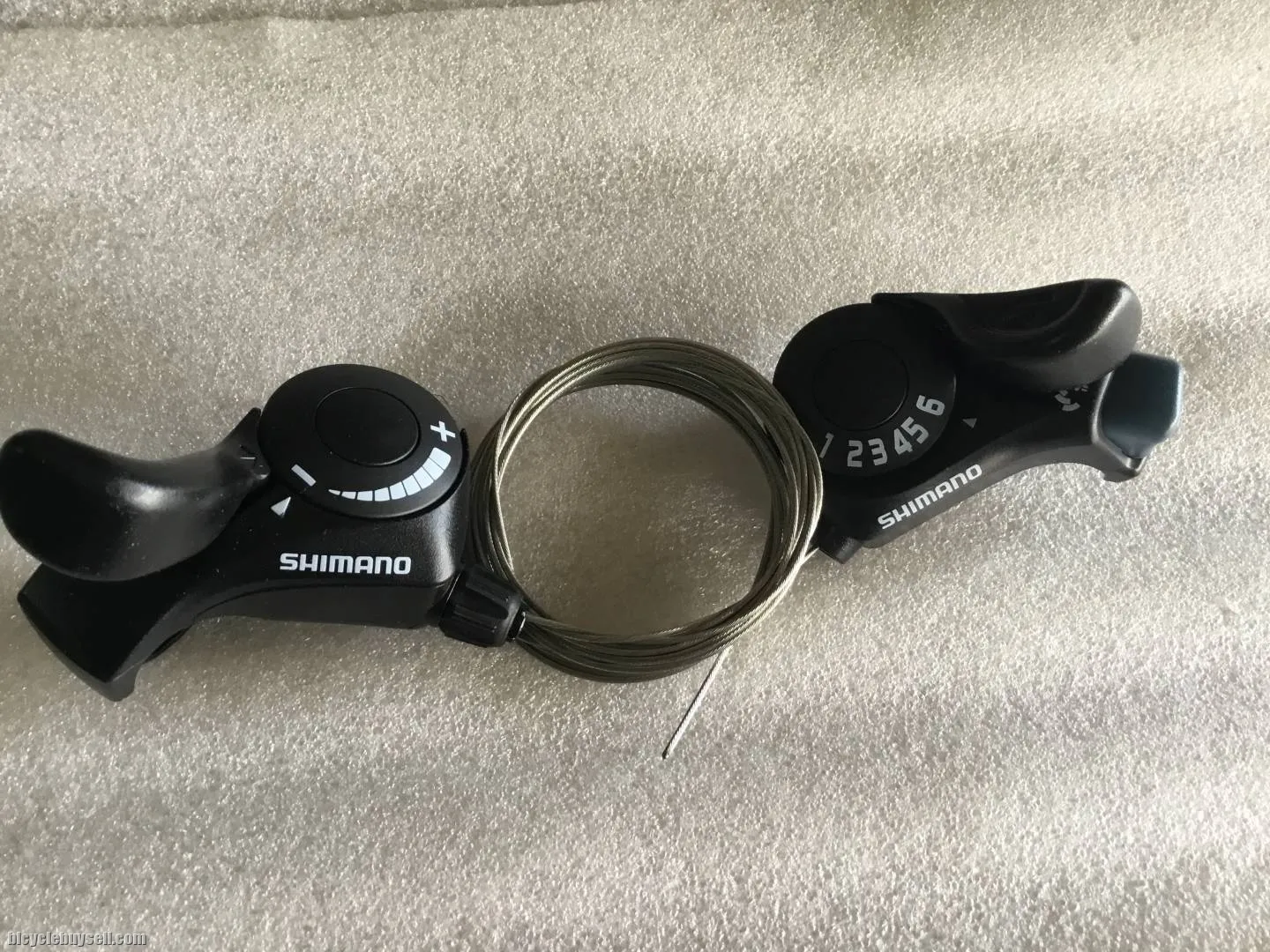 Shimano Tourney Thumb Shift 1set 3x6speed @ free pos