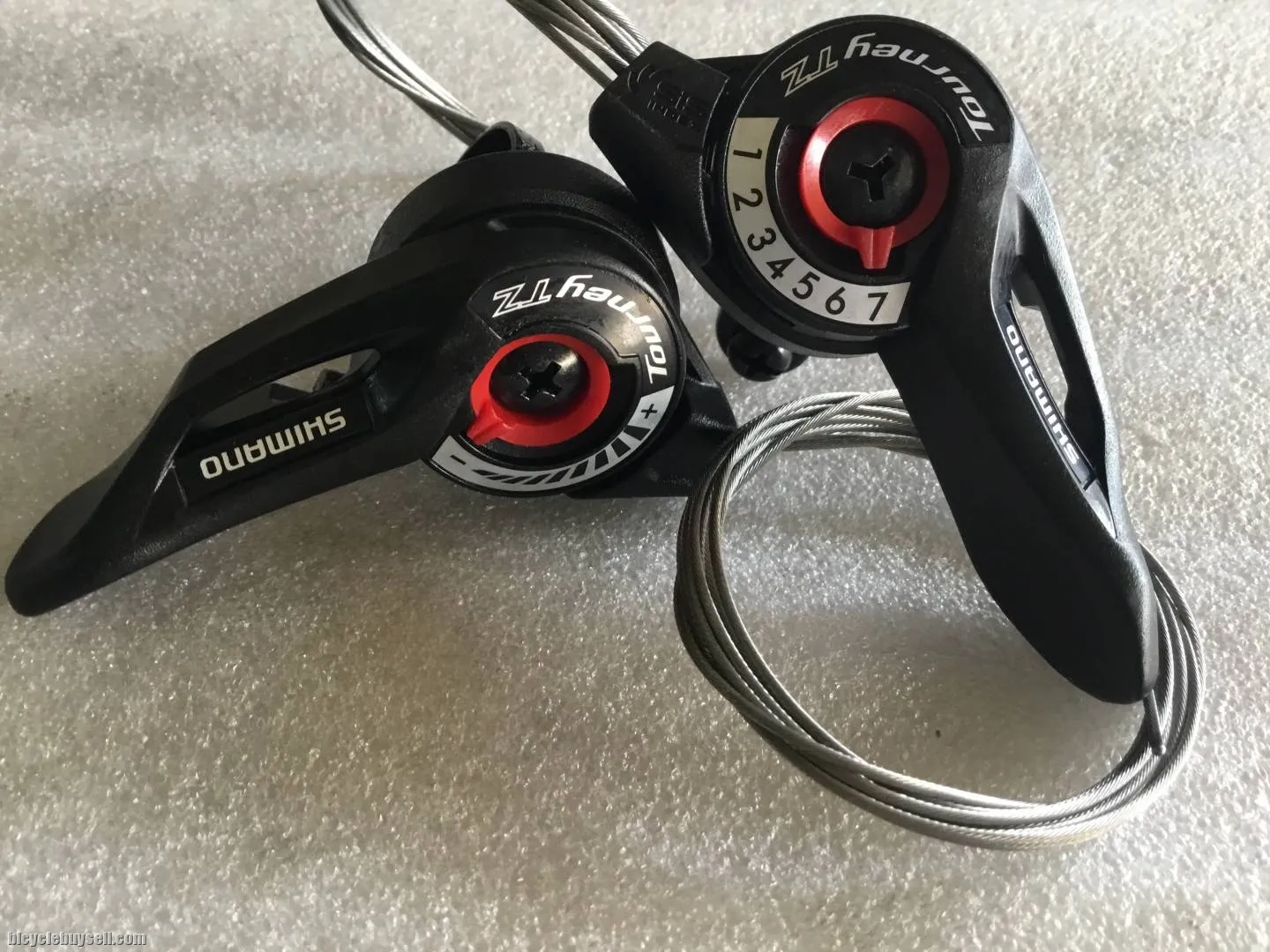 Shimano Tourney TZ500 Shift Lever 3x7speed @ free pos