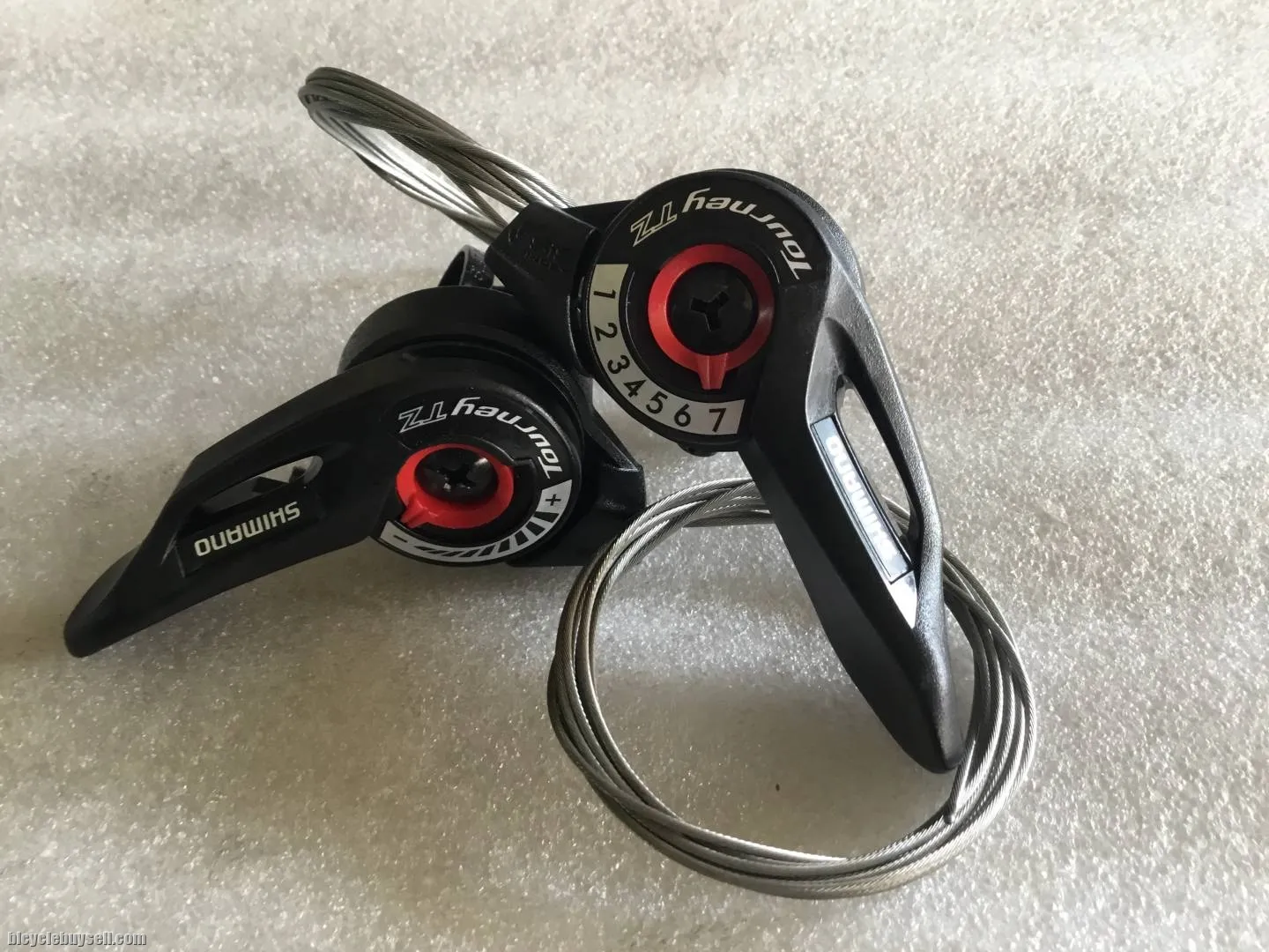 Shimano Tourney TZ500 Shift Lever 3x7speed @ free pos