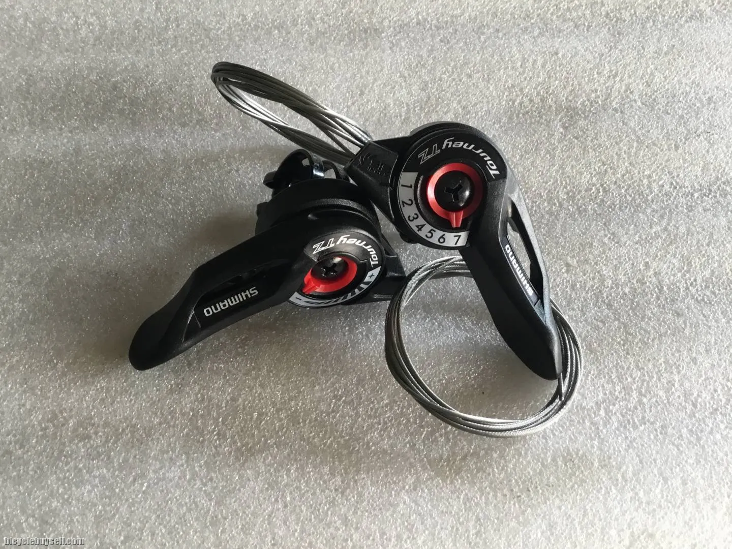 Shimano Tourney TZ500 Shift Lever 3x7speed @ free pos