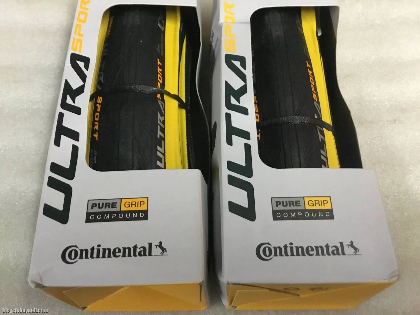 Continental UltraSport 3 Tires 25c Yellow | 1set @ free pos