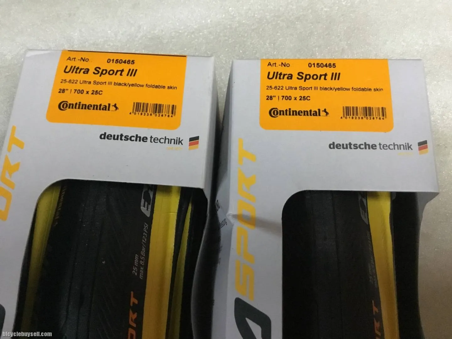 Continental UltraSport 3 Tires 25c Yellow | 1set @ free pos