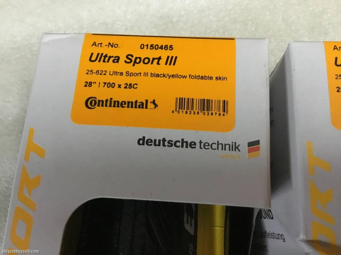 Continental UltraSport 3 Tires 25c Yellow | 1set @ free pos