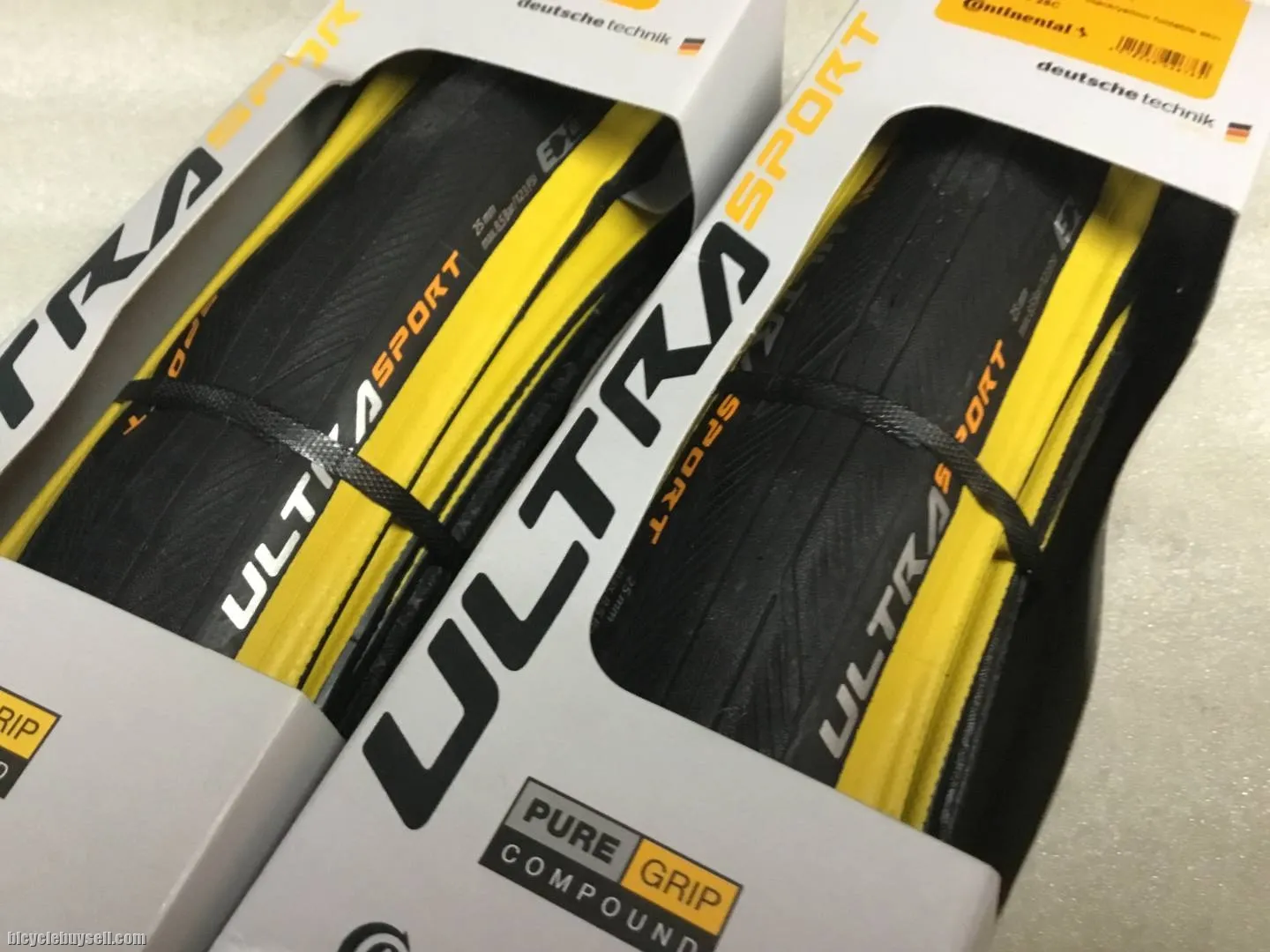 Continental UltraSport 3 Tires 25c Yellow | 1set @ free pos