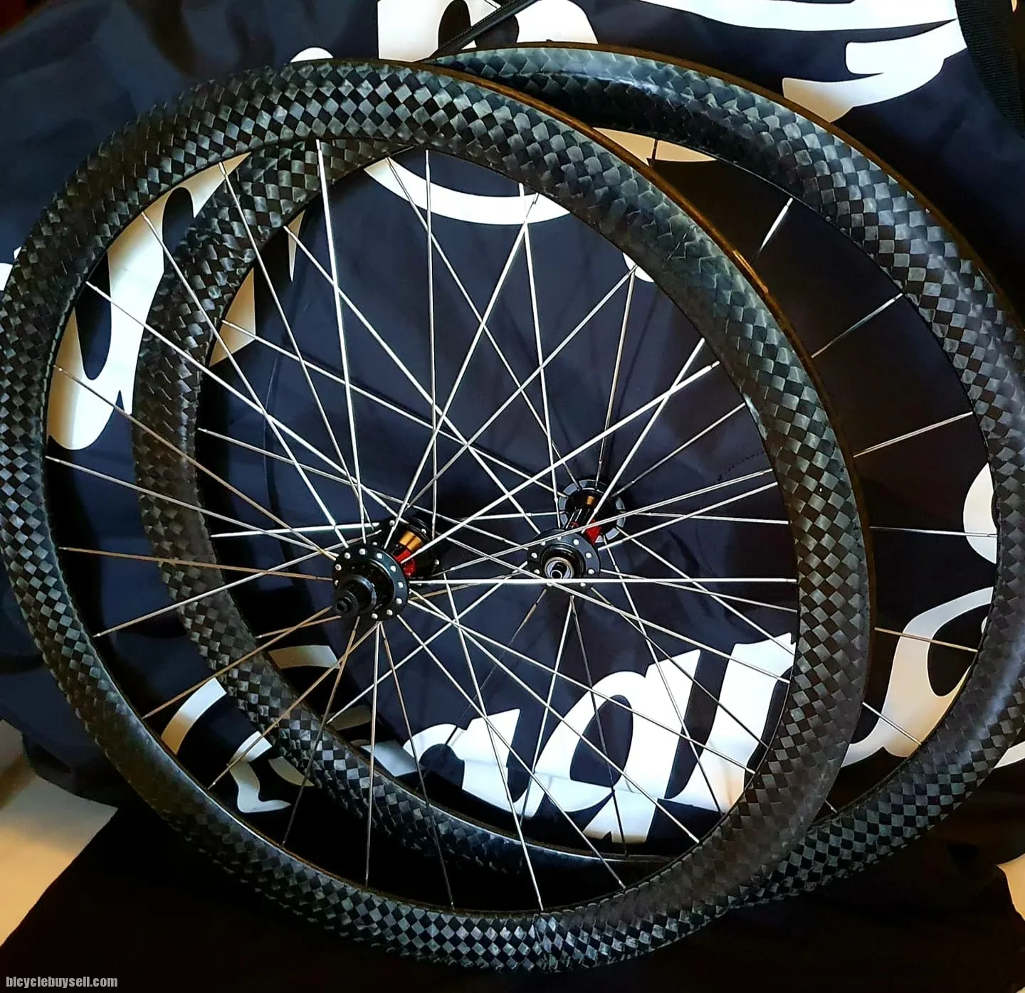 Custom Corima Carbon Tubular Rim with DT240s